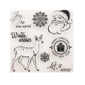 Winter Wishes Stamp Set - packaging photo | clear stamp