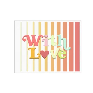 Sumflying "With Love" Words Metal Cutting Dies With Love Words Metal Cutting Dies 08