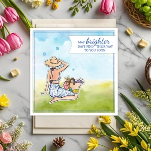 Women On Vacation Clear Stamps 05