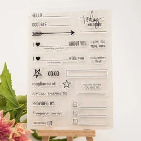 Words Arrow Stamp Set