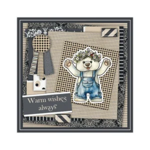 Wreath Animals Clear Stamps 05