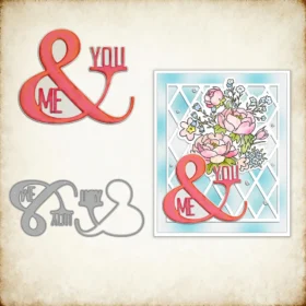 Sumflying "YOU&ME" Words Metal Cutting Dies
