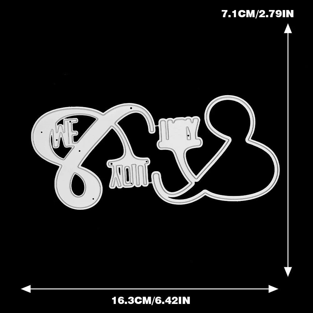 You Me Words Metal Cutting Dies 02 You Me Words Metal Cutting Dies 02