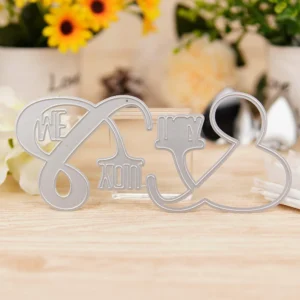 Sumflying "YOU&ME" Words Metal Cutting Dies You Me Words Metal Cutting Dies 05